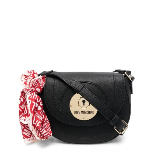 Love Moschino нова оригинална дамска чанта за рамо с прикрепено шалче - продуктов код 20066